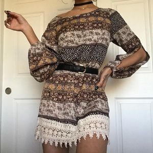 Boho Long Sleeve Dress